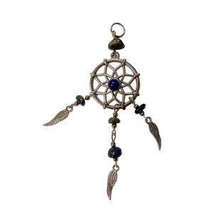 Lapis Dream Catcher Pendant